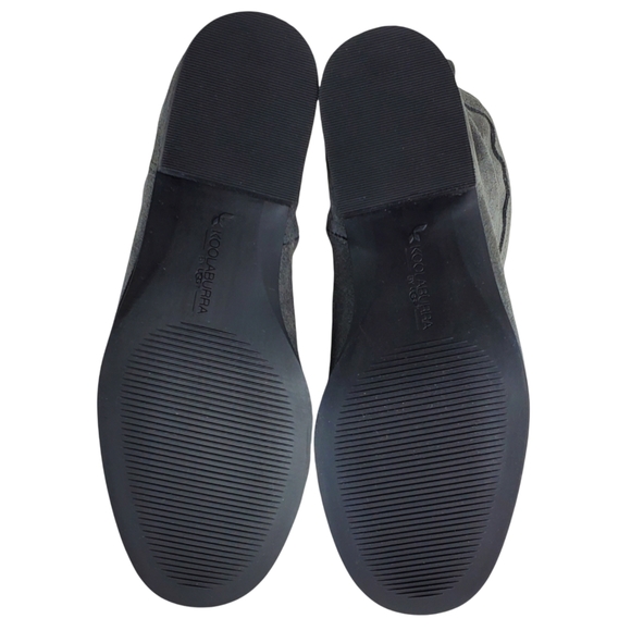 New koolaburra ugg lorelei suede ankle bootie stone gray zip up western cowgirl - Picture 12 of 15